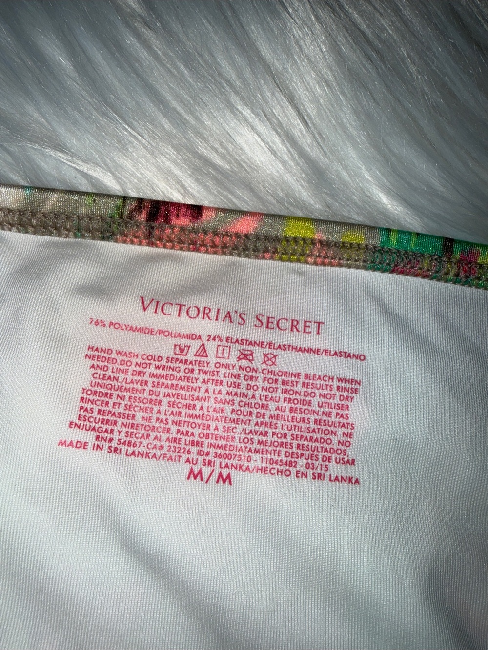 Victoria's Secret Multi Colorer Bikini Bottom Size Medium - Picture 2 of 7
